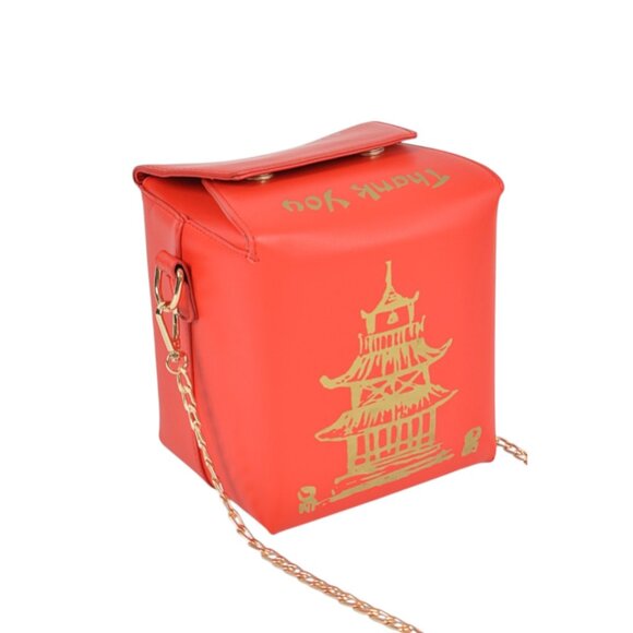 BNWT Chinese Take Out Bag Take Out Clutch Bag - Picture 2 of 4